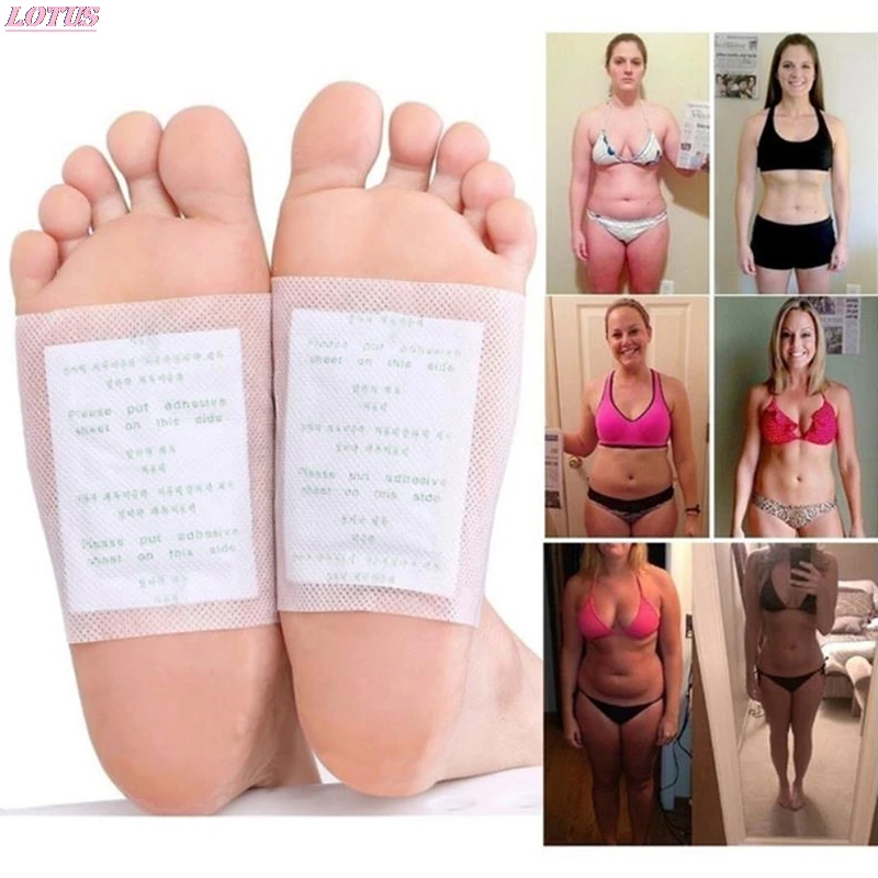 

10PCS Detox Foot Patches Pads Body Toxins Feet Slimming Cleansing HerbalAdhesive Hotsale