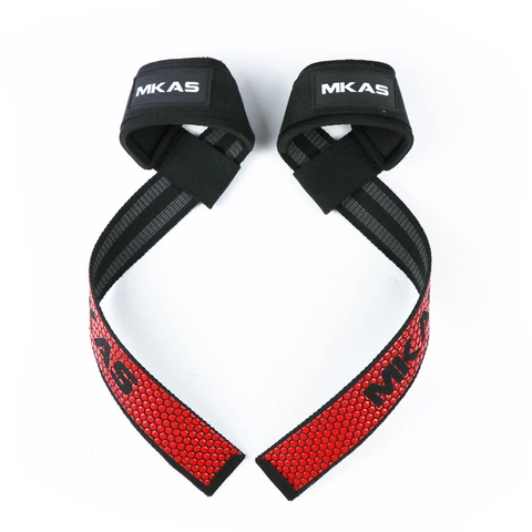 Ремни MKAS для тяжелой атлетики, ремни для фитнеса и бодибилдинга, тренировочные ремни с нескользящим гибким гелевым захватом