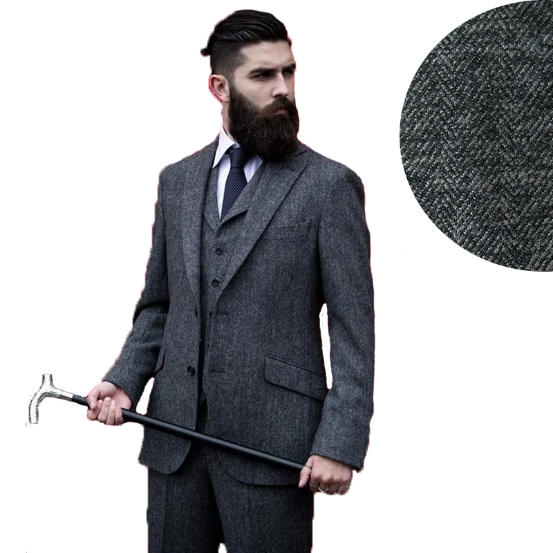 Мужские костюмы для свадьбы твидовые смокинги одежда жениха свадебные выпускные