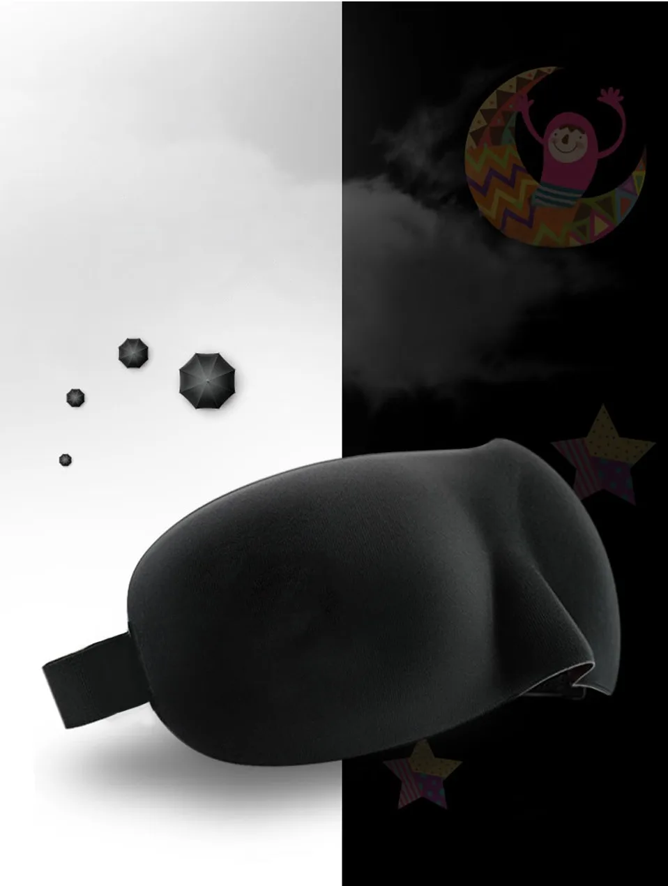 DARSONVAL, 1 шт., 3D маска для сна, маска для век, повязка на глаза, для женщин и мужчин, мягкая, мягкая, для дома, путешествия, отдыха