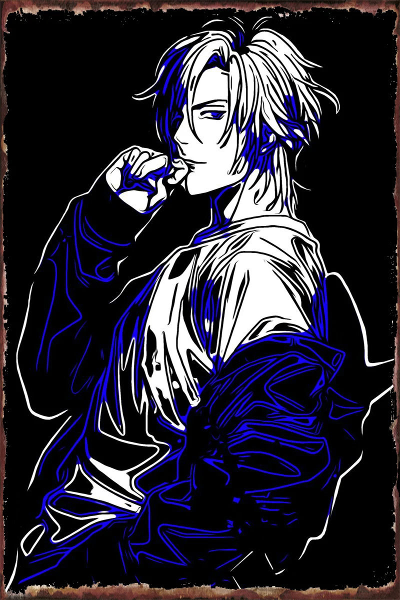 Жестяная Табличка в виде золотой рыбы винтажная металлическая вывеска жестяные