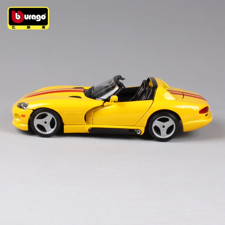 Bburago 1:18 Dodge VIPER RT автомобиль сплав модель автомобиля моделирование автомобиля украшение коллекция Подарочная игрушка Литье под давлением модель игрушка для мальчиков