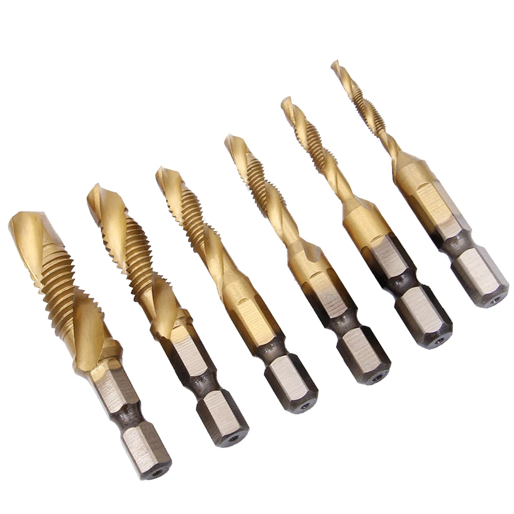 Сверла из быстрорежущей стали M3-M10 дюйма 1/4 Быстросменные шестигранные |