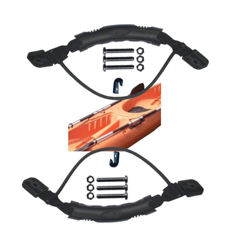 

Boat Luggage Carry Accessories Fitting Side Mount Easy to Install Kayaks Handle Equipment DIY Practical for Canoe
