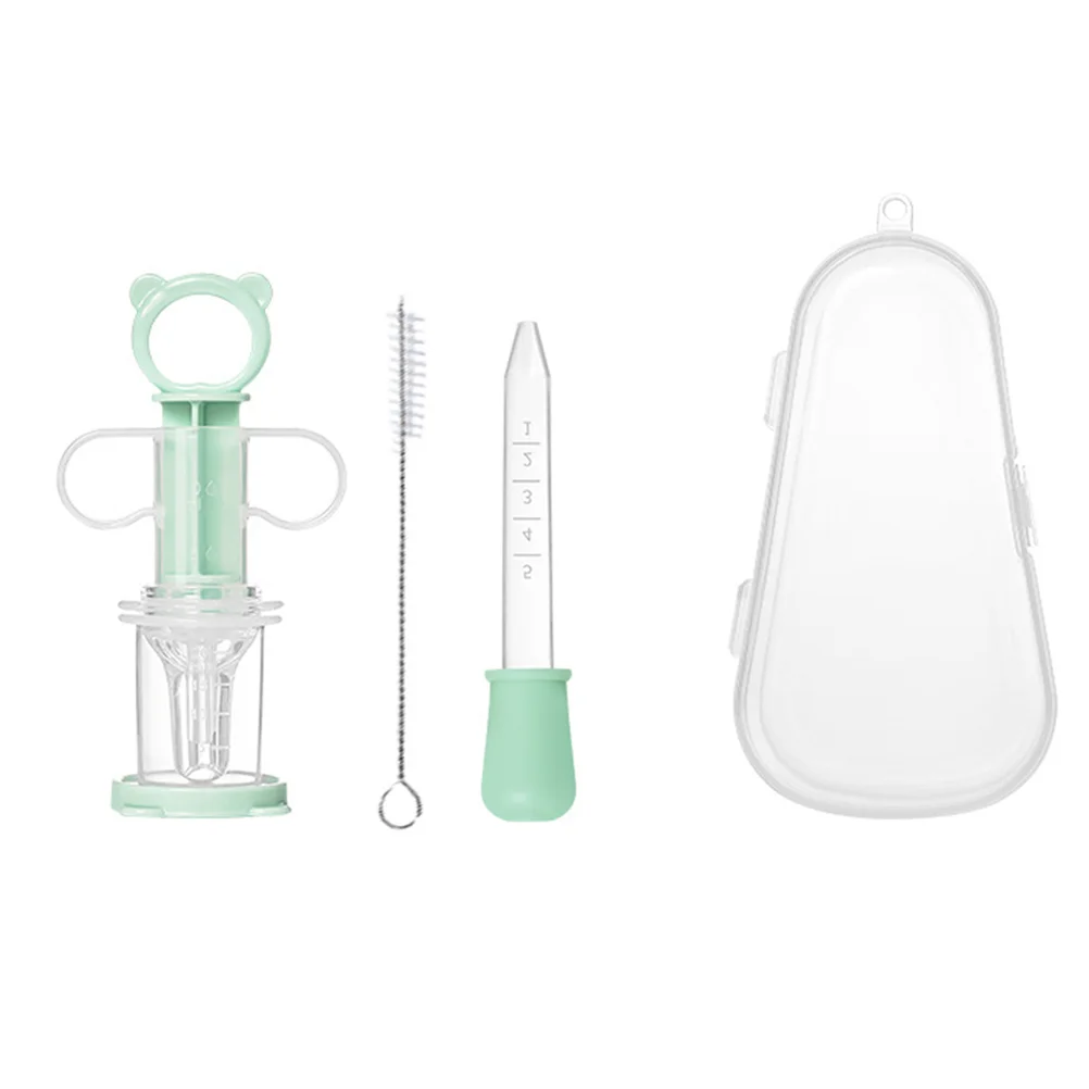 

1 компл. Кормушки для лекарств для малышей трубки для новорожденных шприц для лекарств кормушки (зеленый)