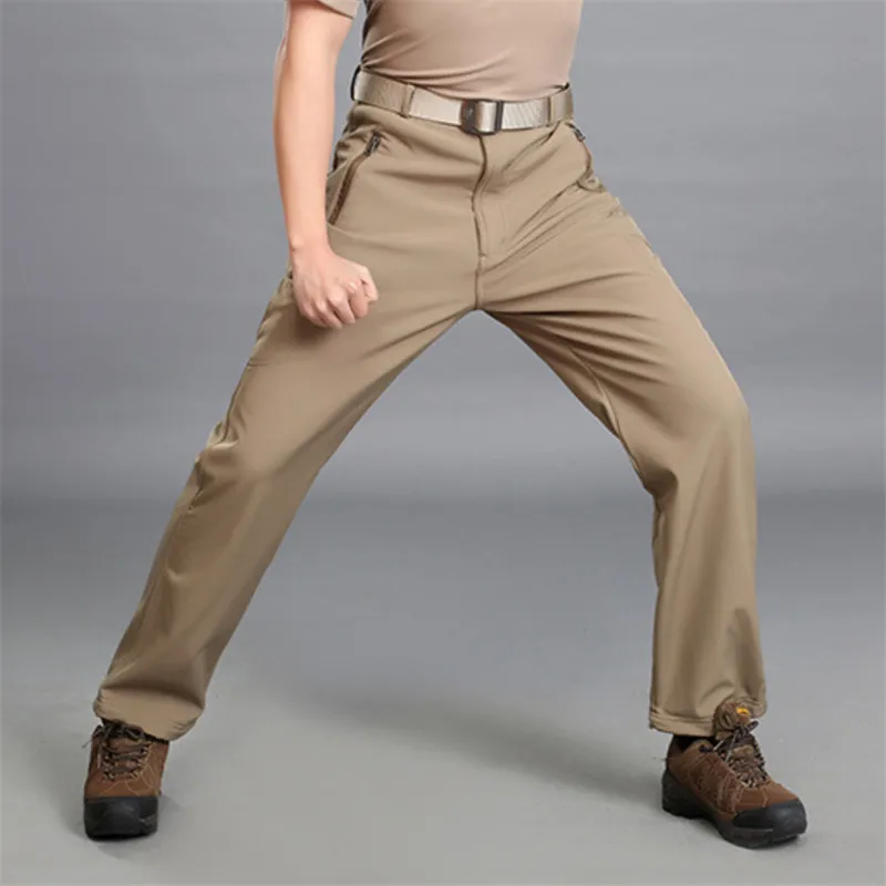 Скрытый Акула мягкая оболочка военные тактические брюки водонепроницаемый