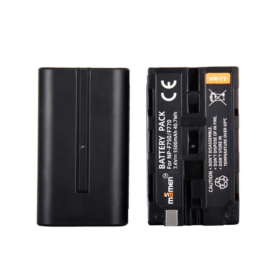 MAMEN 7 4 v NP F750 F550 5200mAH Цифровая Батарея Камера пакет для sony CCD SC5 SC55 SC65 DCR SC100 TR910