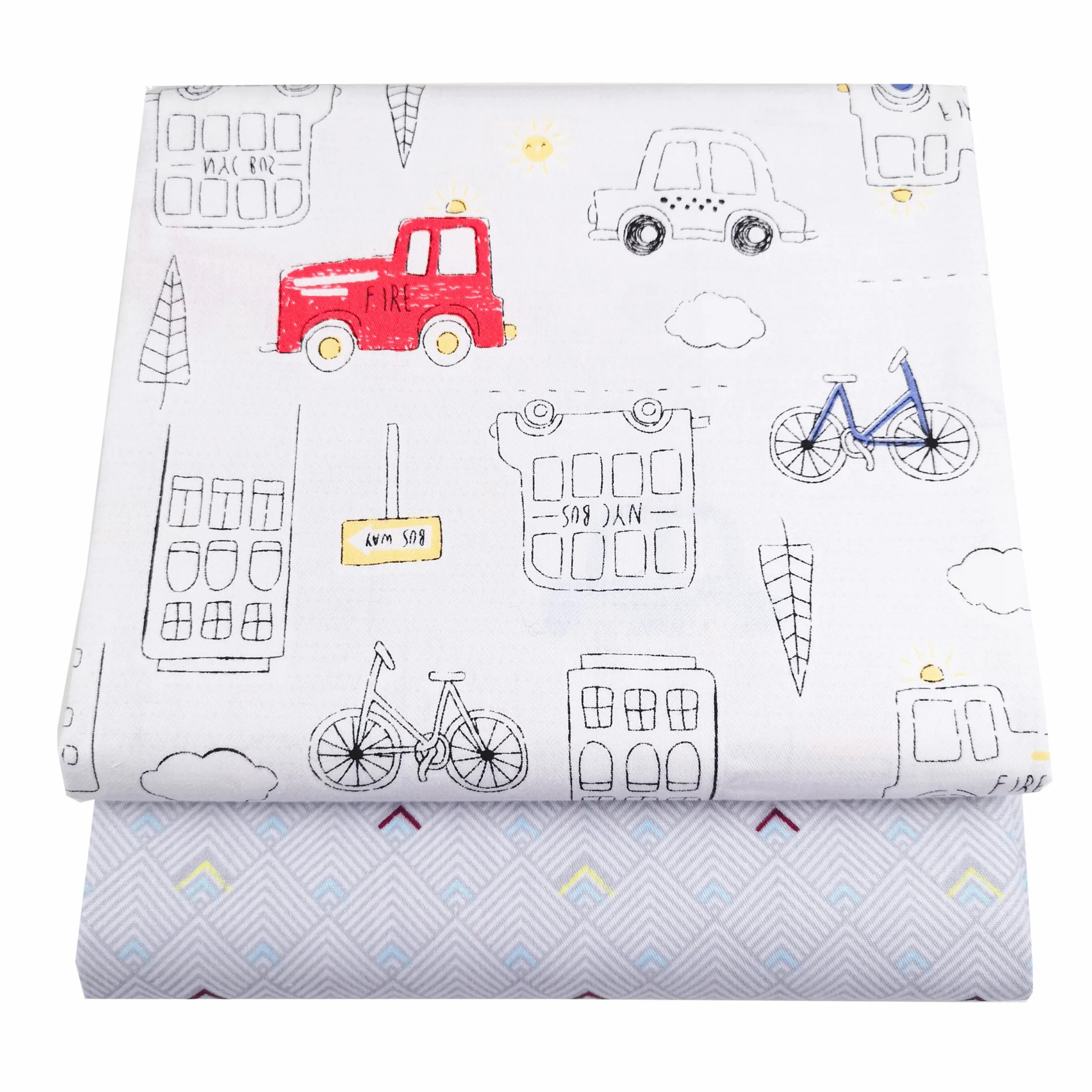 Syunss цветная серая сетчатая хлопковая ткань с принтом для самостоятельного