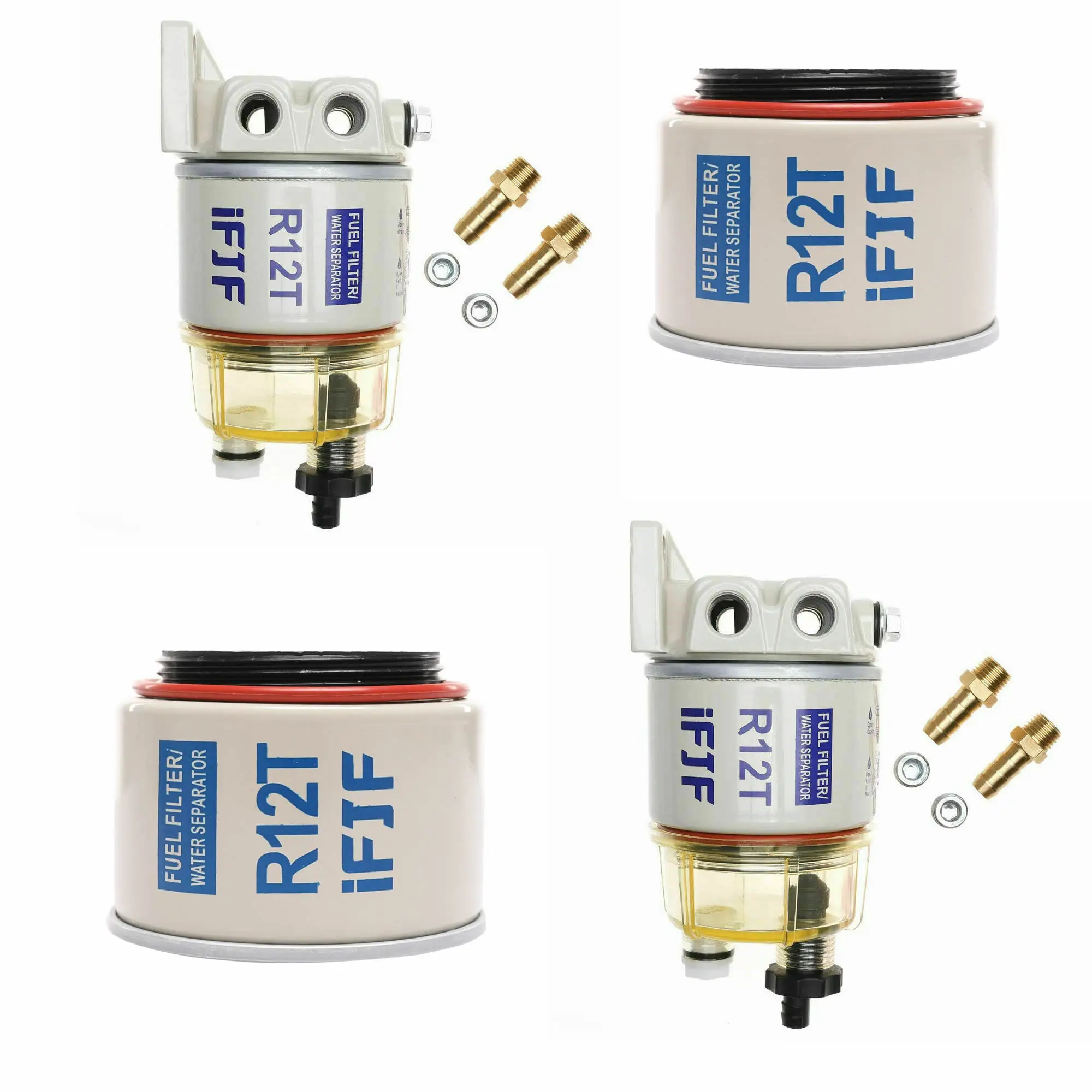 Топливный/Водяной сепаратор R12T 2 шт. и дополнительных фильтра для Racor 140R 120AT S3240 NPT
