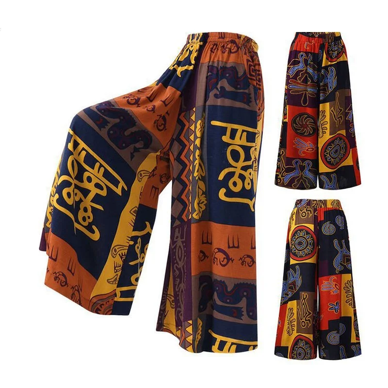 

Льняные женские брюки с широкими штанинами 2021, модные длинные капри, брюки, осенняя одежда для женщин