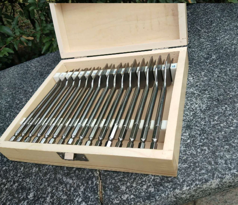 16/13 шт./кор. 6 мм-38 мм плоское сверло длинное Высокоуглеродистая Сталь