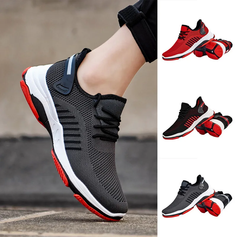 Новинка модные мужские кроссовки на шнуровке Вулканизированная Мужская обувь