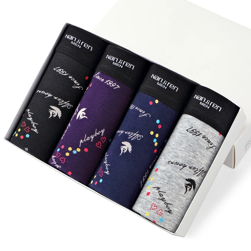 Men's Underwear Shorts Oversized Underwear  Men's Cotton Loose Boxers Oversized Fat Pants