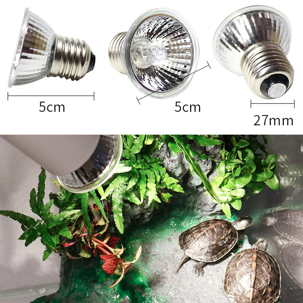 UVA UVB лампа для рептилий комплект гибкий зажим держатель лампы термометром и