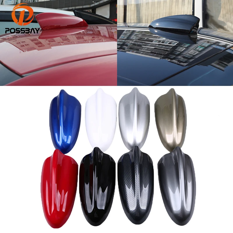 Posbay Универсальная автомобильная антенна с плавником акулы из углеродного