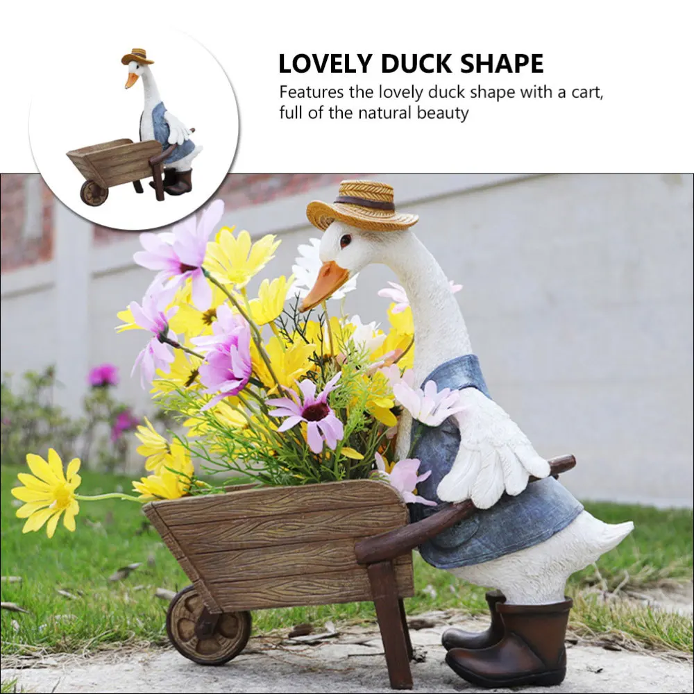 

1pc Creative Succulent Pot Duck Modeling Flowerpot Decorative Flowerpot