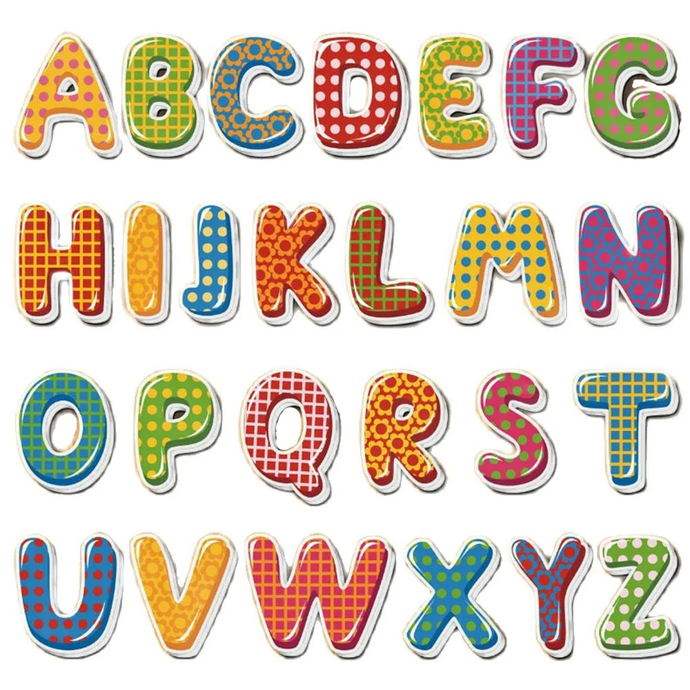 Alphabet Fridge Magnets for Kids Children Toys Gift Home Decor English Lettters Numbers Magnets for the Refrigerator Stickers