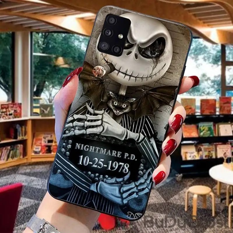 

Riccu Nightmare Christmas Jack Skeleton Phone Case For Samsung Galaxy A21S A01 A11 A31 A81 A10 A20E A30 A40 A50 A70 A80 A71 A51