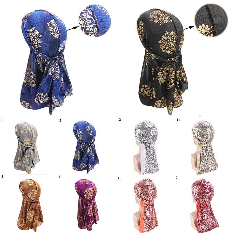 Новинка 2020 унисекс Длинная атласная шелковая шляпа тюрбан леопардовые парики