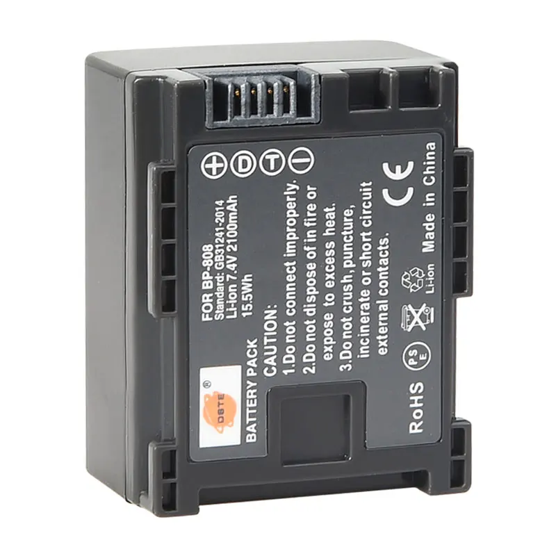 2 шт. зарядное устройство 2100 мАч 7 4 В для Canon M30 M300 M31 HG20 HG21 IVIS HF10 HF100 HFS30 HFM41
