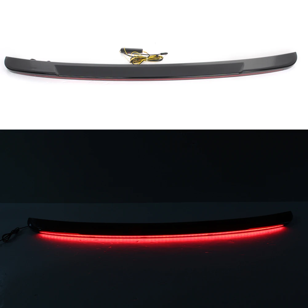 Стильный Автомобильный задний спойлер Streamer крыло багажника светодиодный