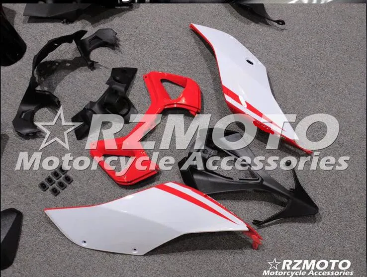 ABS мотоцикл обтекатель подходит для Ducati 899 1199 Panigale 2012 2013 кузов литья под давлением красный ACEKITS Магазин № 0096