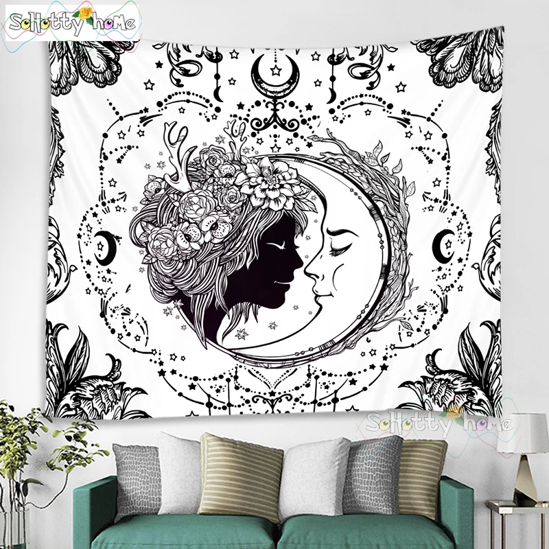 

Tarot Card Astrology Divination Tapestry Wall Hanging Bedspread Beach Matwitchcraft Mandalay Hippie Mandalas