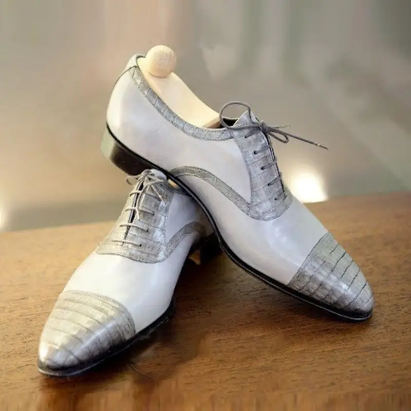 

Men PU Leather Fashion Shoes Low Heel Shoes Dress Shoes Brogue Shoes Spring Ankle Boots Vintage Classic Male Casual HA327