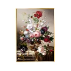 Набор для вышивки вазами с цветами, Набор для вышивки крестиком в гостиную сделай сам, шелковая и хлопковая нить