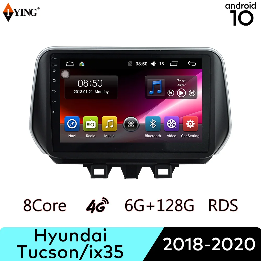 IYING беспроводной Carplay для Hyundai Tucson IX35 2018 2020 автомобильное радио мультимедийный