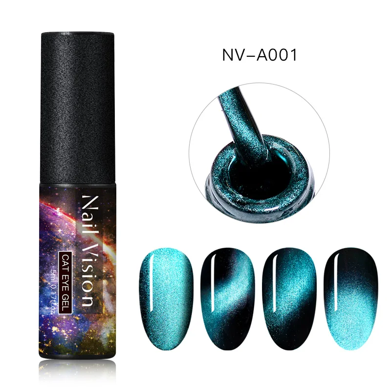 HHS07644 Nail Vision 9D Galaxy Cat Eye Nail Gel Chameleon Magnetic Soak Off UV Nail Varnish 5D/7D 5ml Semi Permanent Manicure Gel Lacquer - Цвет: HHS07644