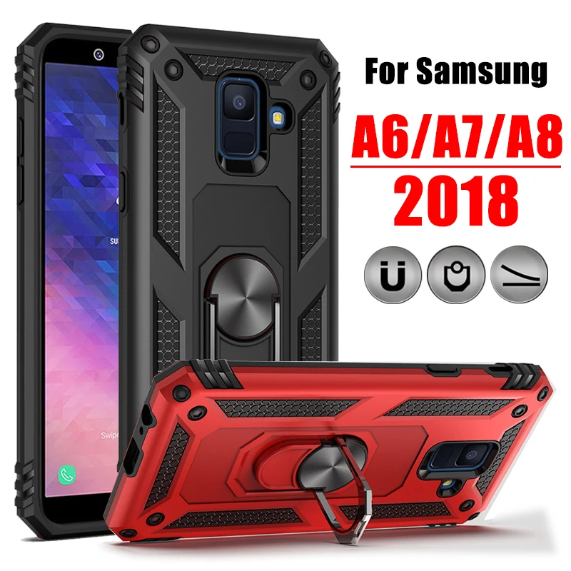 A8 2018 Чехол ударопрочный защитный чехол для samsung Galaxy A6 A7 A62018 сверхпрочный s A 6 7 8