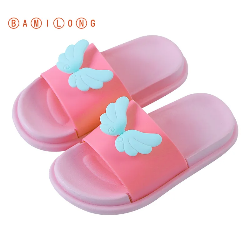 Детские тапочки BAMILONG с милым рисунком домашние Нескользящие для девочек