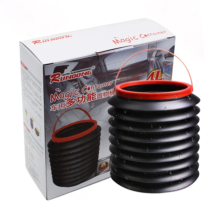 Автомобильные принадлежности rundong 4L многофункциональное телескопическое ведро
