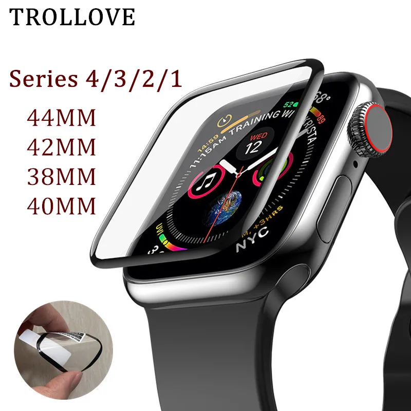 Защитная пленка для iwatch 5 4 мягкая с полным покрытием Apple Watch Series 2 3 38 мм 42 40 44 (не