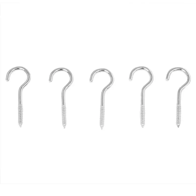 Мода 5 шт. 3 мм резьба потолочный шуруп крючки картина вешалка лампа провода