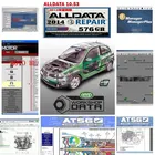Лидер продаж 2021, Схемы проводки, корпус, рамка Alldata V10.53, программное обеспечение для ремонта автомобилей, Alldata mit-chell vivid мастерская ATSG 2017, 50 в ТБ hdd