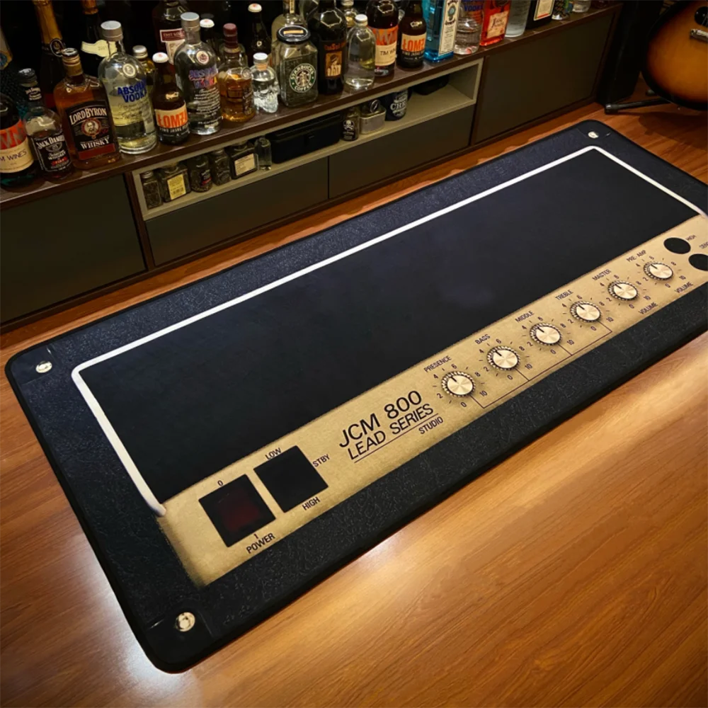 Музыкальная гитара современный тематический дверной коврик напольный ковер с