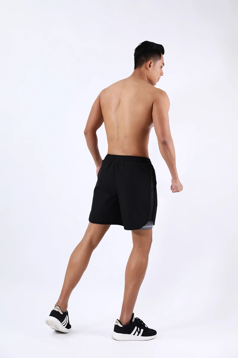 

2021 Summer Running Shorts Men 2 in 1 Sports Jogging Fitness Shorts Training Quick Dry Mens Gym Men Shorts Sport gym Short Pants