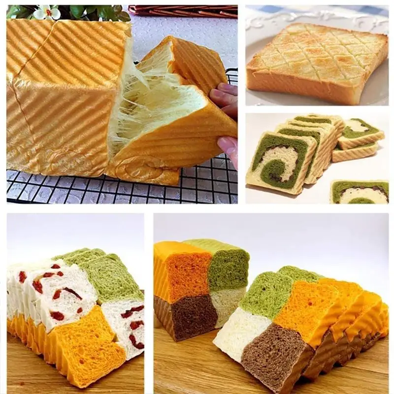 Molde Rectangular para caja de tostadas, sart&eacute;n antiadherente de acero al carbono con cubierta, molde ecol&oacute;gico para Pan, utensilios de horneado para reposter&iacute;a-3
