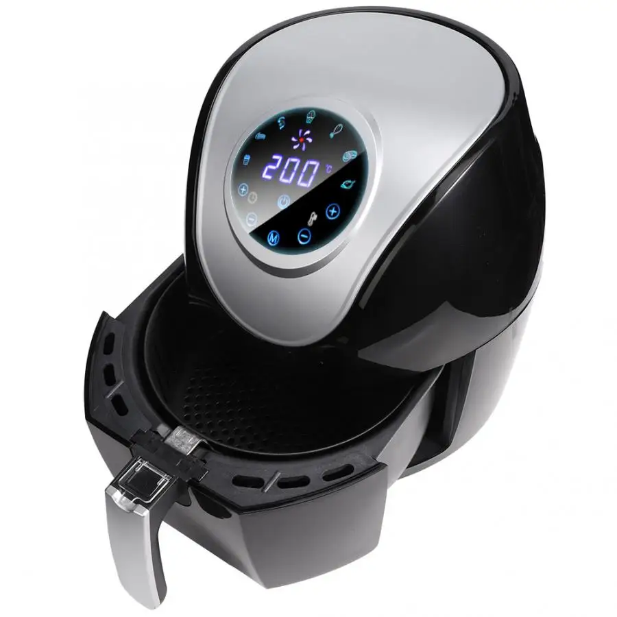 5 л умный сенсорный экран домашняя воздушная фритюрница без дыма