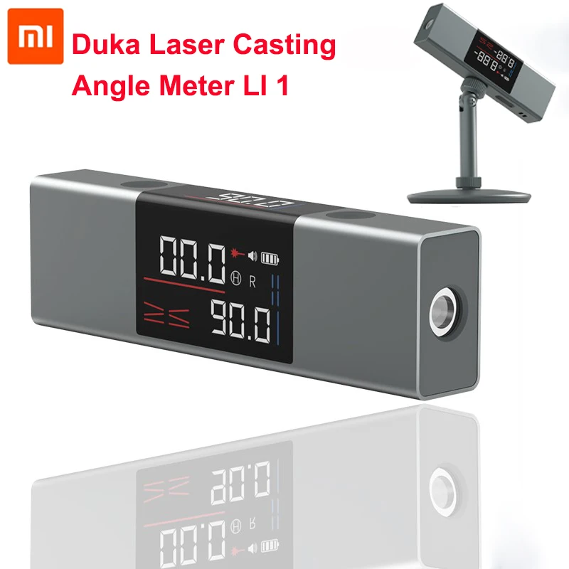 

Xiaomi Duka Atuman Laser Angle Casting Instrument Real Time Angle Meter LI 1 Double-sided High-definition Led Screen Type C