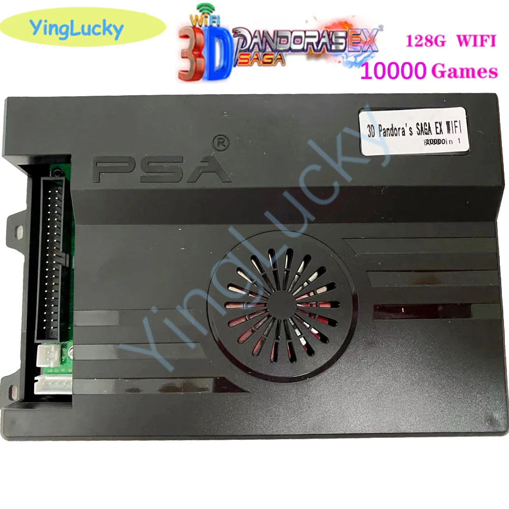 Pandora Box 3d Сага EX 10000 в 1 игровая Встроенная 128g wifi функция сохранения