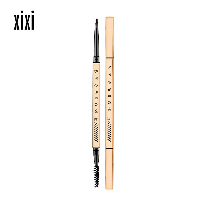 

The New Small Gold Bar Scirocco Double-headed Eyebrow Pencil for Beginners, Long-lasting, Not Easy To Decolorize and Not Dizzy