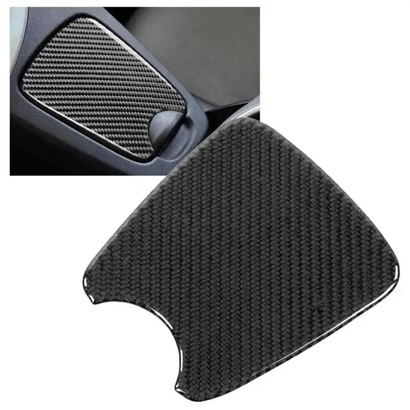 

Console Cup Holder Panel Trim Carbon Fiber Cover Sticker Fit for Toyota Prius 2012 2013 2014 2015 LHD Automotive style