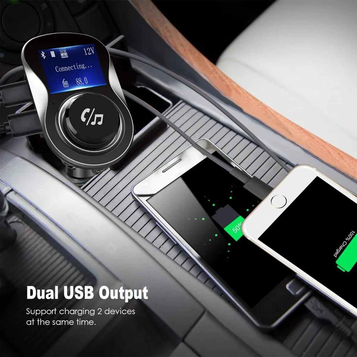 Bluetooth FM передатчик автомобильный модулятор аудио адаптер приемник беспроводной