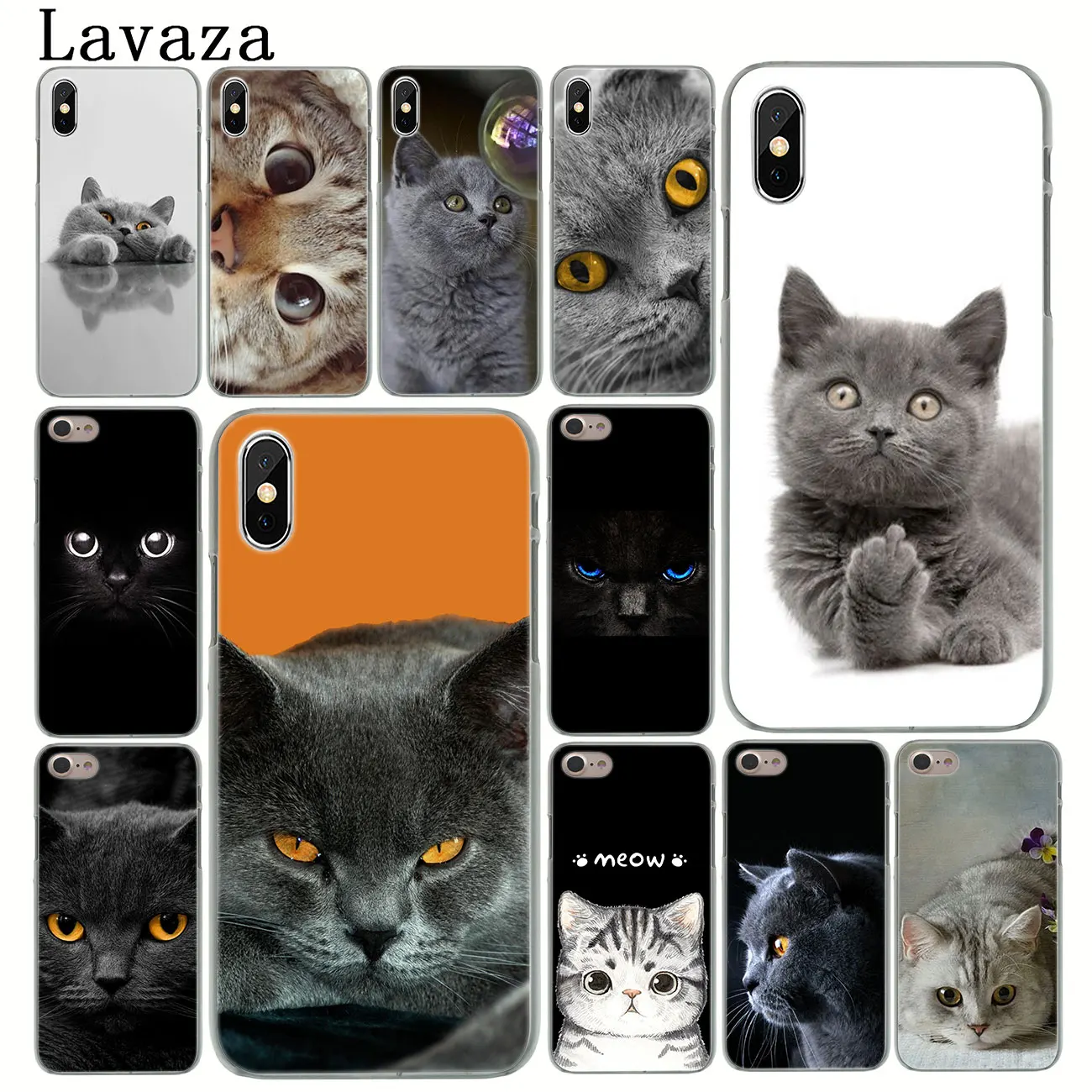 Lavaza Британский короткошерстный чехол для iPhone XR X 11 Pro XS Max 8 7 6 6S 5 5S SE 4S 4 10|Бамперы| |