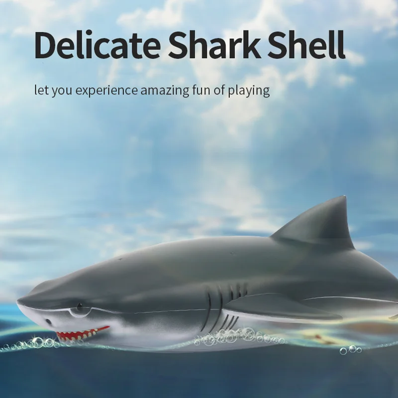

High Speed RC Roat 2.4G Remote Control Emulate Water Shark Speedboats Model Toy For Adult Children Summer Play Rc Boats Toys