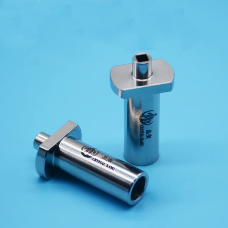 Stainless Steel Injection Suction Handle Wrench Titanium Alloy Ultra Emulsion Wrench Straight 45 Degree