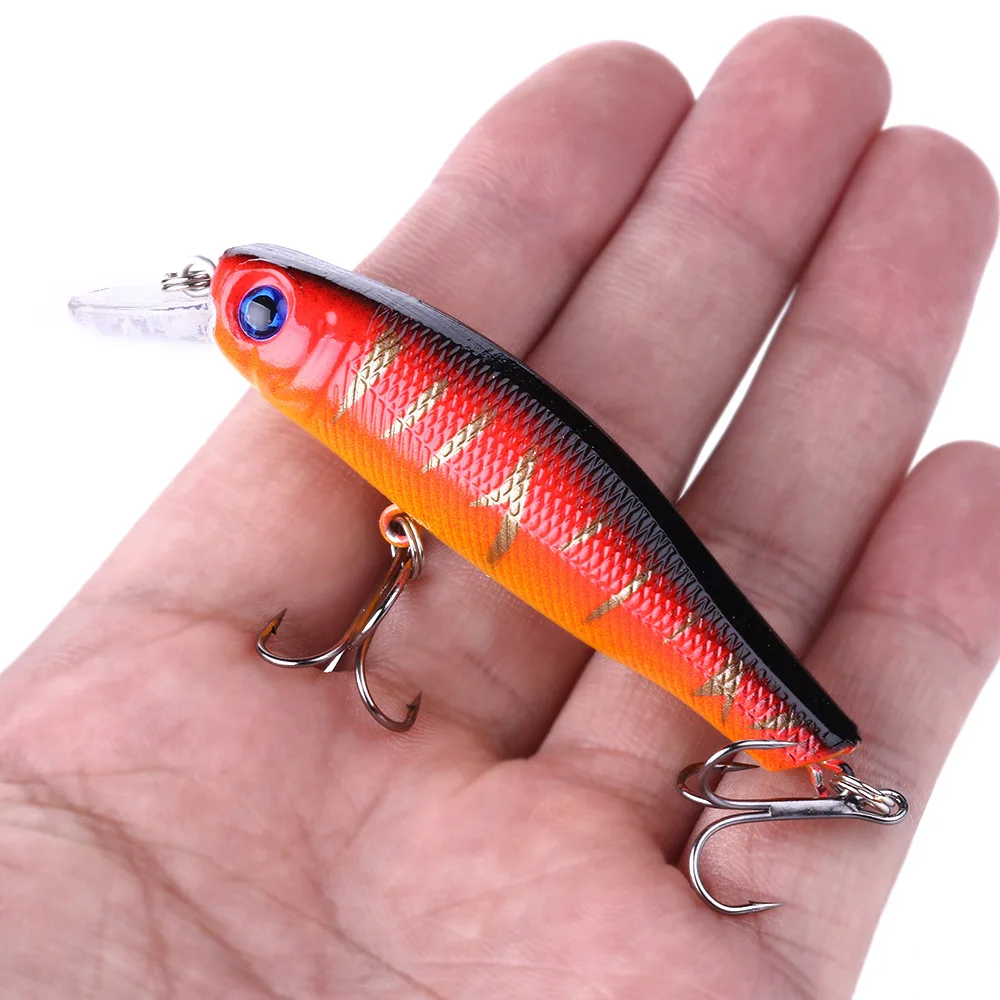 

1PCS 8.5cm 9g New Sinking Minnow Fishing Lures Trolling Isca Artificial Hard Baits Wobbler Pesca Crankbait Carp Pike Tackle